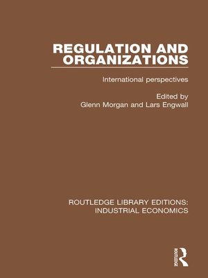 cover image of Regulation and Organizations